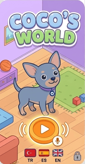 CoCo's World – Weltkarte mit Lernwelten